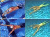 Animated Human Swimmer